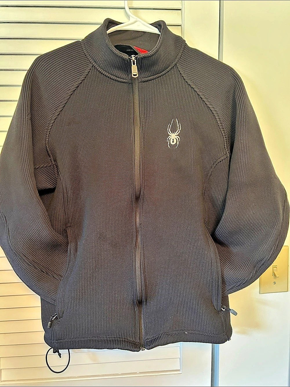 Men’s Spyder Full-Zip Fleece Jacket Men's Black Med